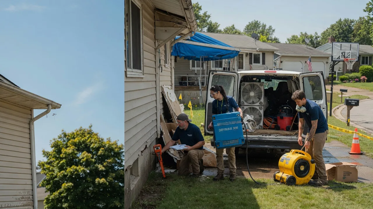 Ceiling Leak Cleanup in Martelle, IA near me